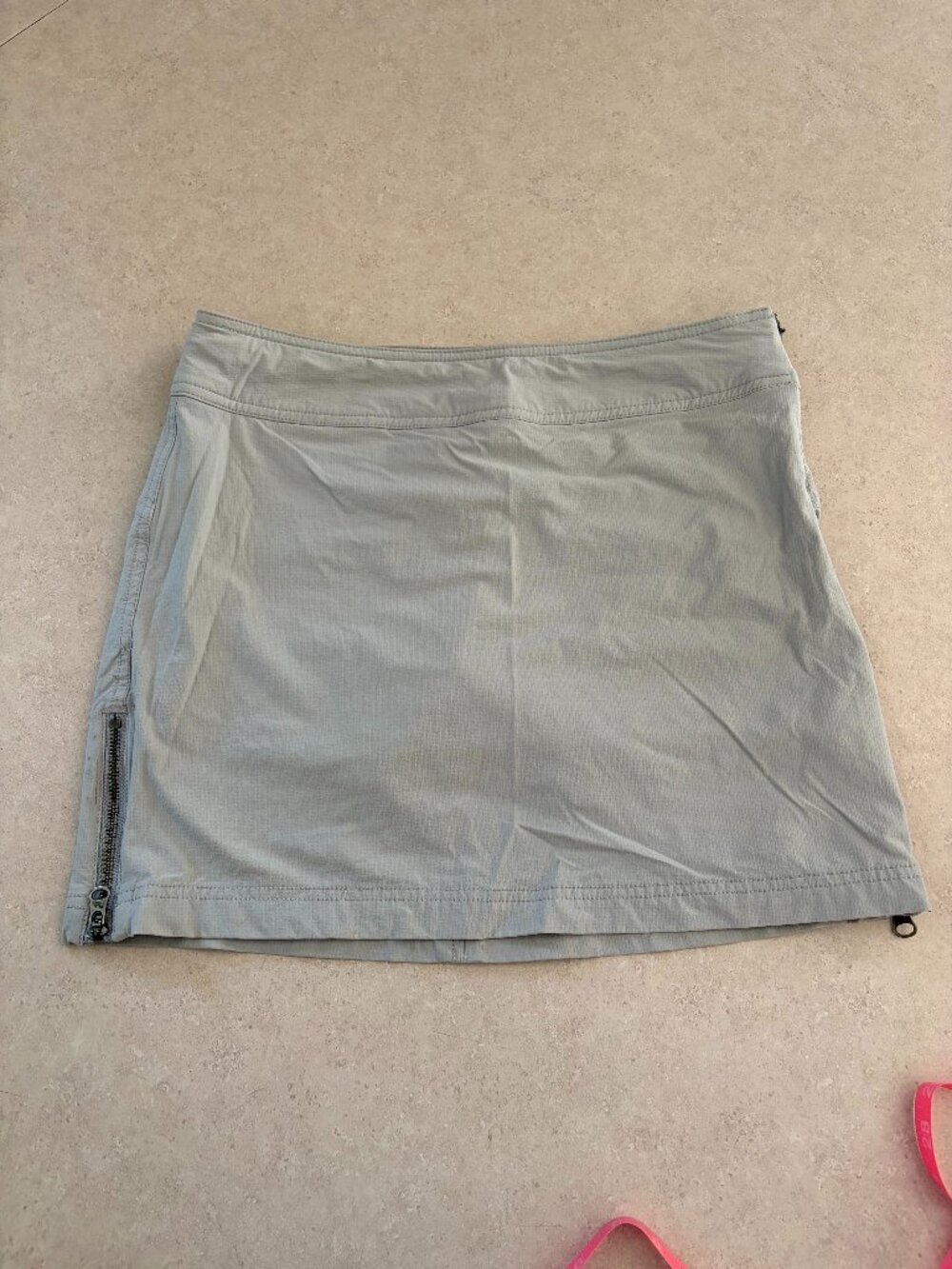 Athleta Women’s Gray Lined Performance Hiking Outdoor Pocket Athletic Skort 4